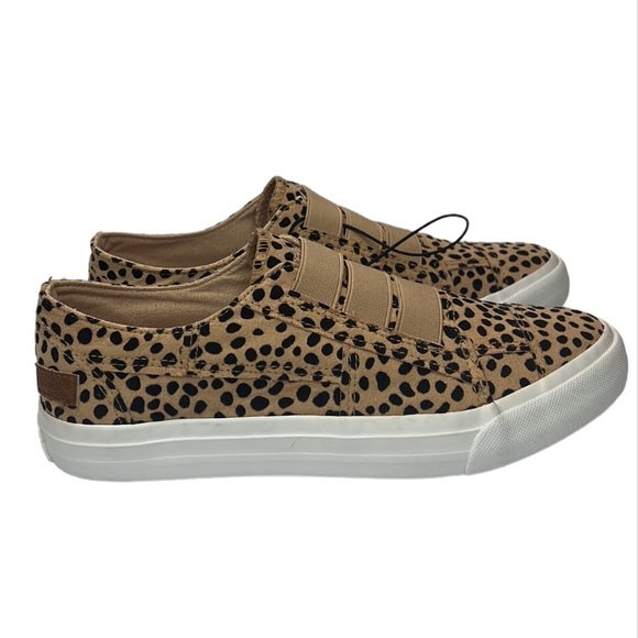 Bf by Blowfish Malibu Mandi Sneakers Cheetah Print Slip On Women’s Size 8 - Picture 3 of 9